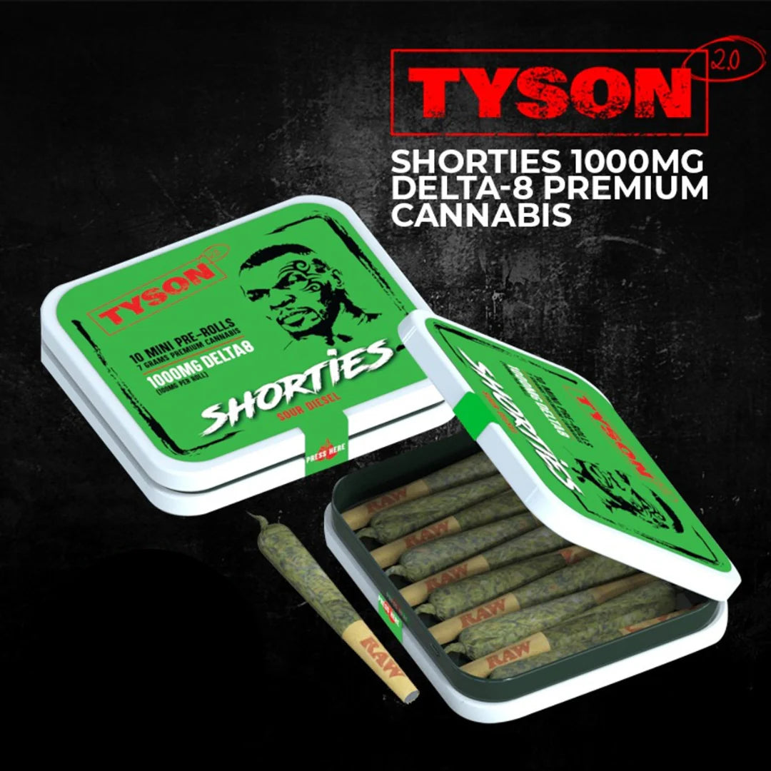 Tyson 2.0 Shorties Mini Pre-Rolls | 10 Count